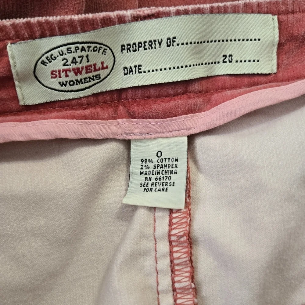 Anthropologie Sitwell Red A-Line Corduroy Skirt